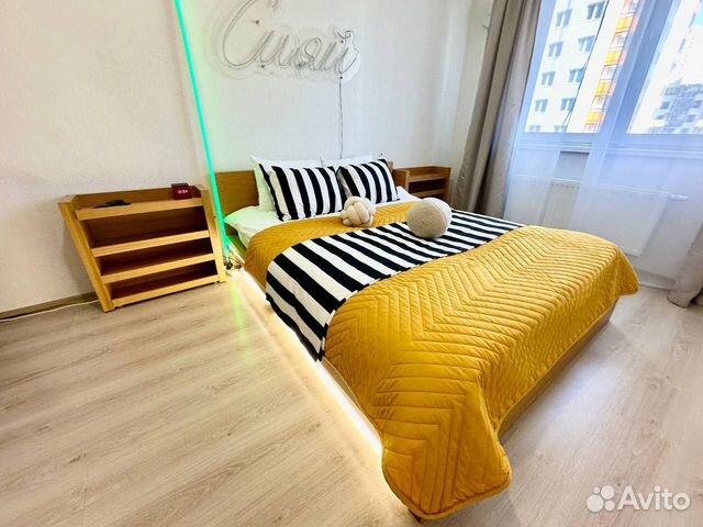 

1-к. квартира, 43,6 м², 2 кровати