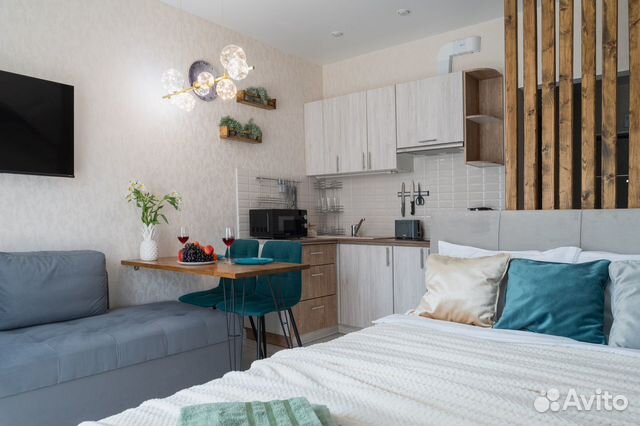 

Квартира-студия, 23 м², 2 кровати