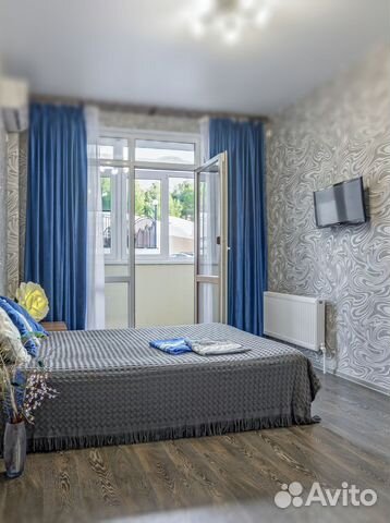 

1-к. квартира, 42 м², 3 кровати