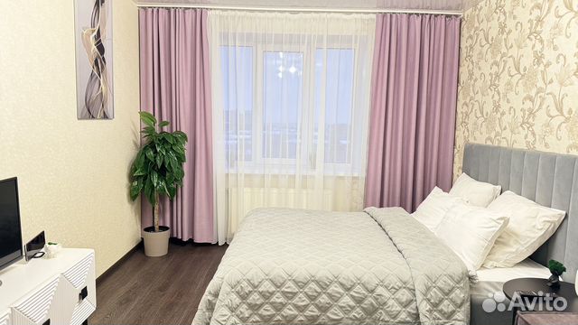 

1-к. квартира, 44 м², 2 кровати