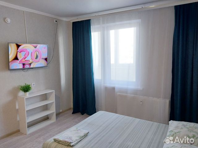 

1-к. квартира, 40 м², 2 кровати