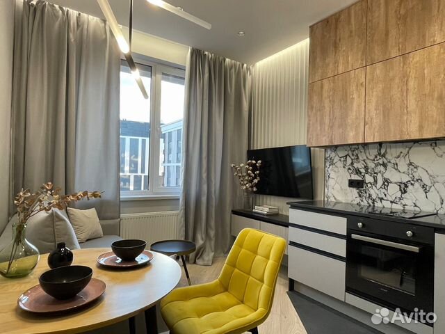 

1-к. квартира, 34 м², 2 кровати