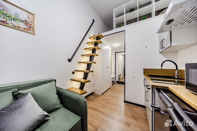 

Квартира-студия, 16 м², 2 кровати