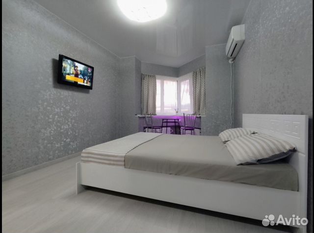 

1-к. квартира, 44 м², 2 кровати