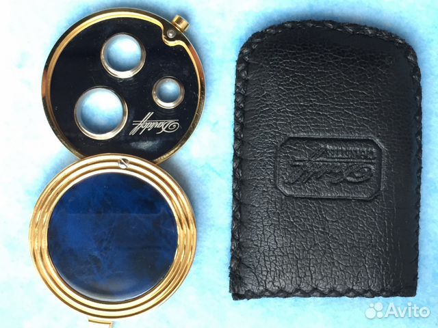 Davidoff Round Cutter - Gold Blue Lacquer VGC