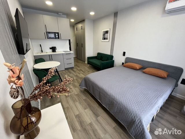 

Квартира-студия, 28 м², 1 кровать