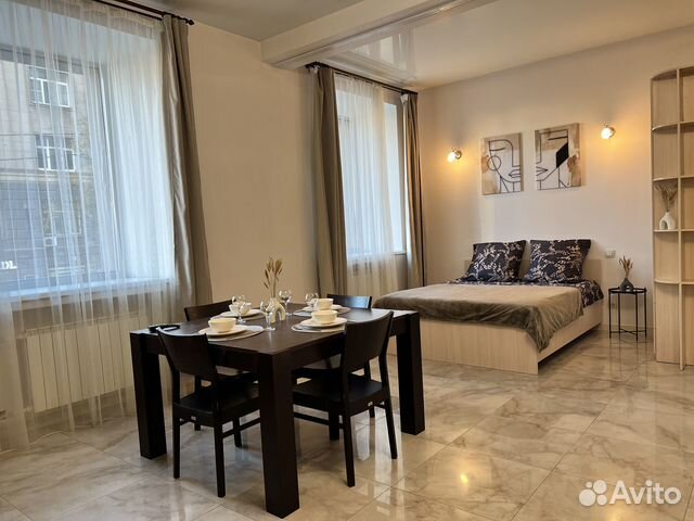 

Квартира-студия, 45 м², 2 кровати