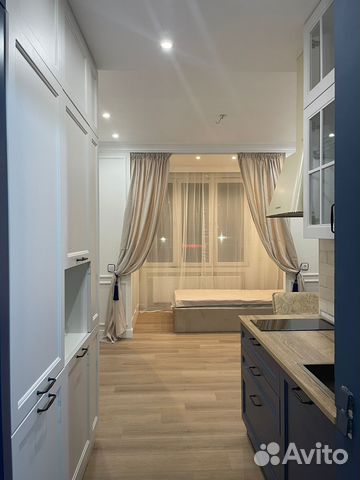 

Квартира-студия, 28 м², 1 кровать