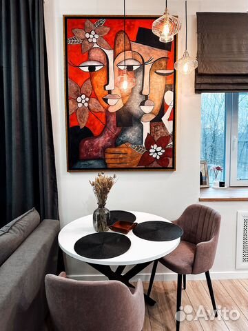 

Квартира-студия, 40 м², 2 кровати