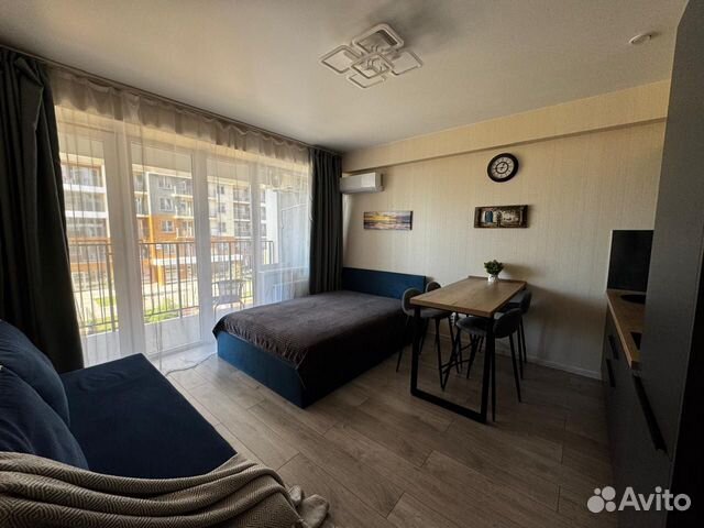 

Квартира-студия, 28 м², 2 кровати