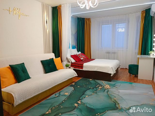 

1-к. квартира, 37 м², 3 кровати