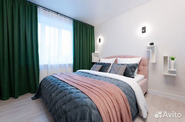 

1-к. квартира, 40 м², 2 кровати