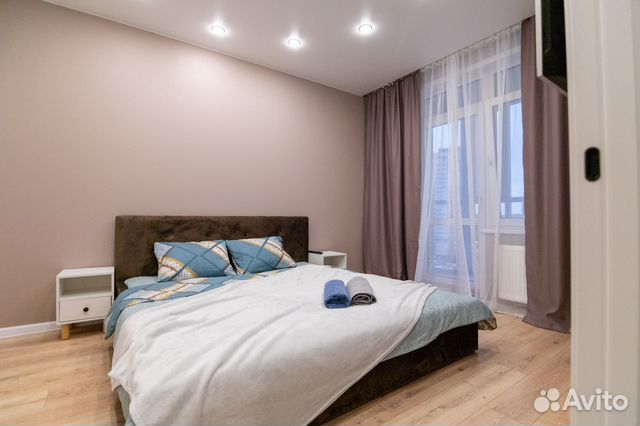 

1-к. квартира, 36 м², 2 кровати