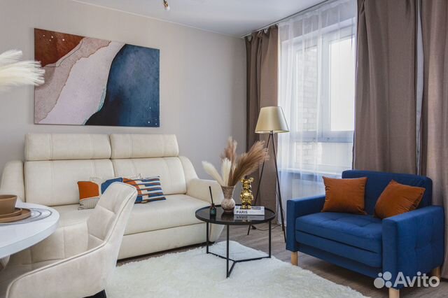 

1-к. квартира, 64 м², 3 кровати