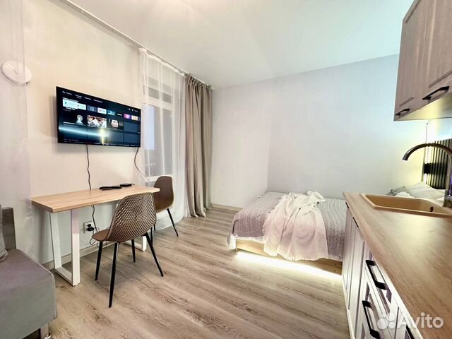 

Квартира-студия, 33,3 м², 2 кровати