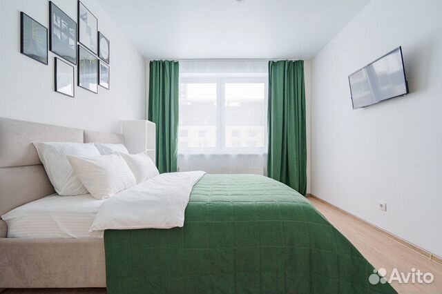 

1-к. квартира, 43 м², 2 кровати