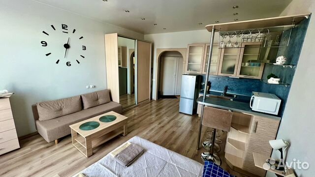 

Квартира-студия, 35 м², 2 кровати