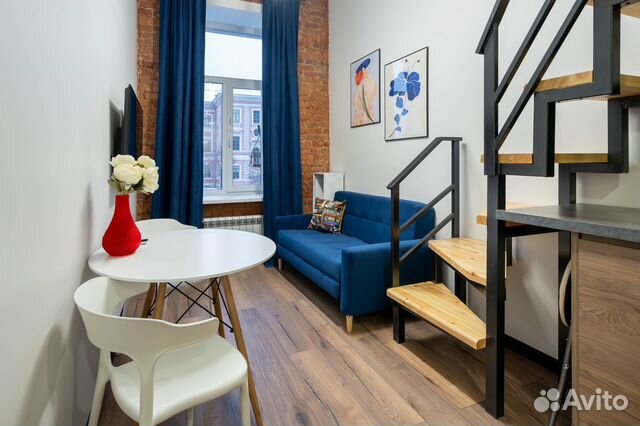 

Квартира-студия, 18 м², 2 кровати