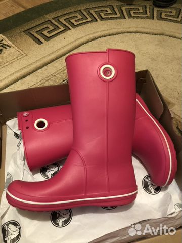 Сапоги резиновые Crocs женские