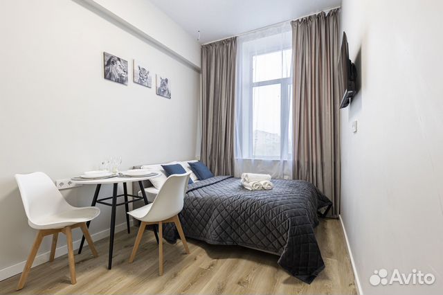 

Квартира-студия в апарт-отеле, 18 м², 1 кровать
