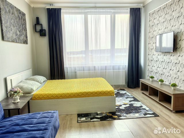 

1-к. квартира, 46 м², 3 кровати