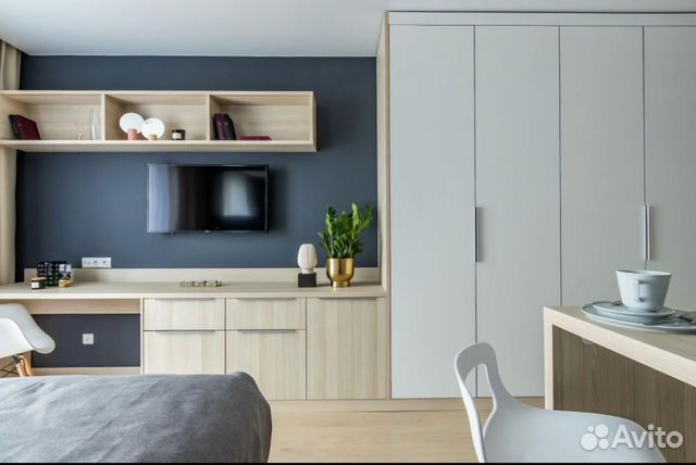 

Квартира-студия, 27 м², 1 кровать