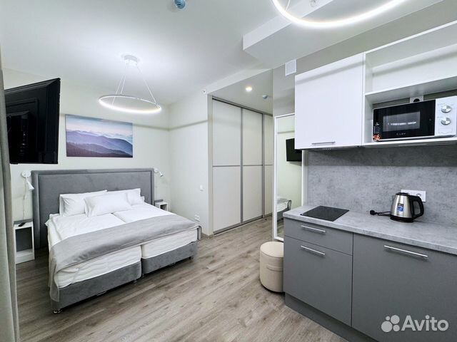

Квартира-студия, 27 м², 1 кровать