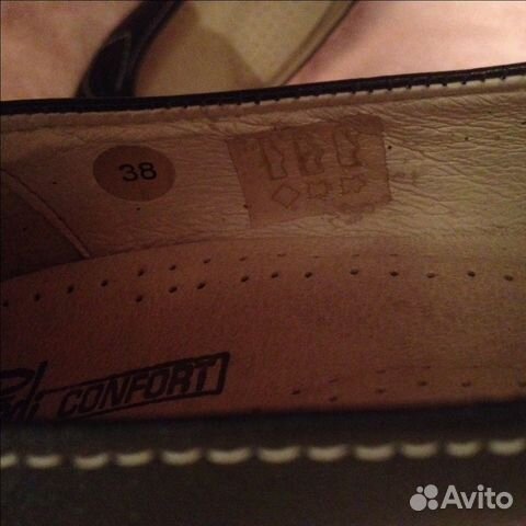 Новые кожаные туфли