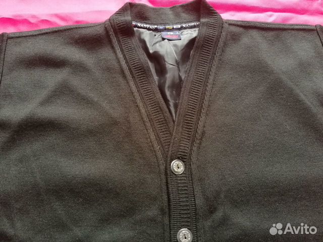 Полувер джемпер мужской на пуговицах, 52 размер Полувер джемпер мужской на пуговицах, 52 размер