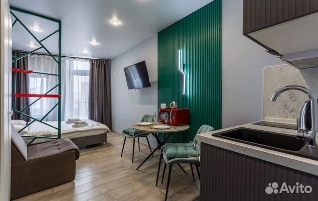 

Квартира-студия, 25 м², 2 кровати