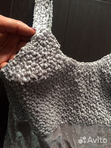 Вечернее платье из велюра/ платье для выпускного