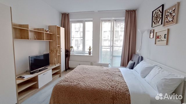 

Квартира-студия, 26 м², 2 кровати