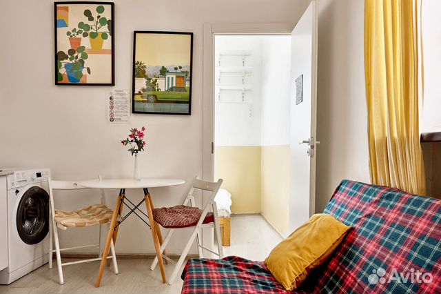 

1-к. квартира, 28 м², 2 кровати