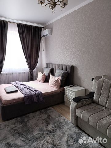 

1-к. квартира, 42 м², 2 кровати