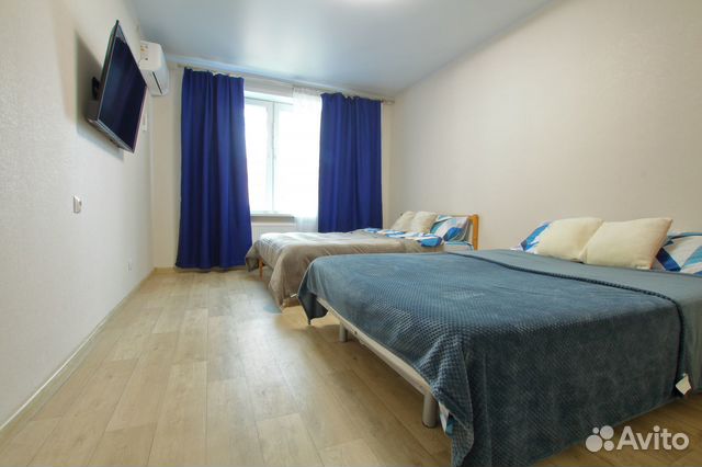 

1-к. квартира, 40 м², 2 кровати
