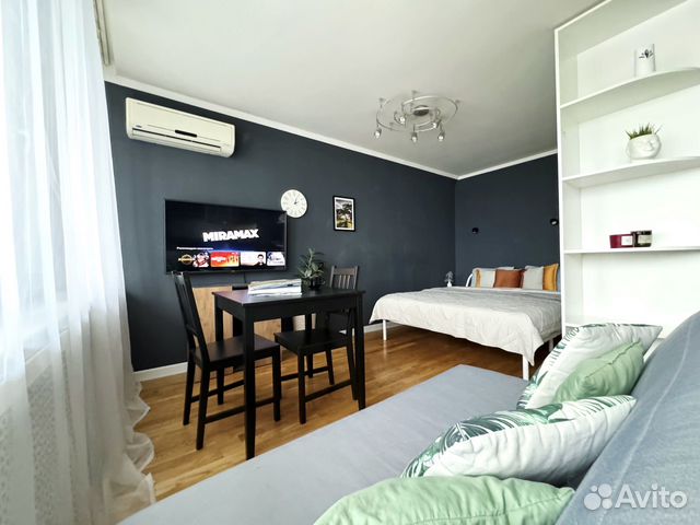 

Квартира-студия, 38 м², 2 кровати