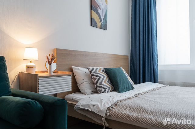 

Квартира-студия, 27 м², 2 кровати
