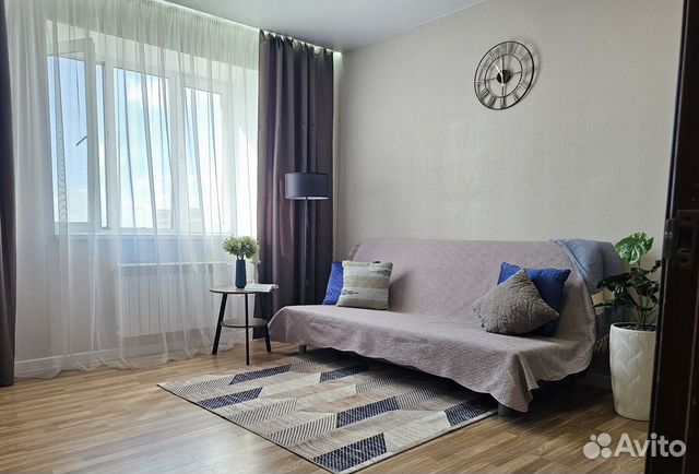

1-к. квартира, 42,8 м², 2 кровати