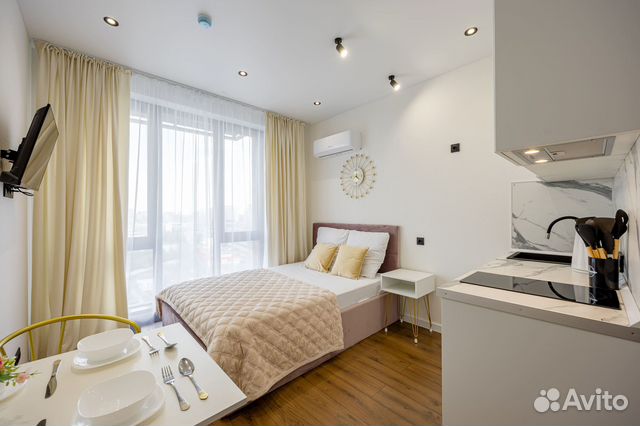 

Квартира-студия, 20 м², 2 кровати