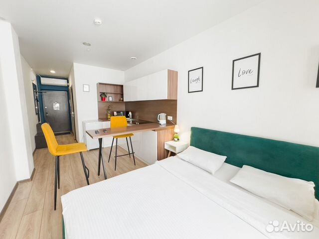 

Квартира-студия, 33 м², 1 кровать