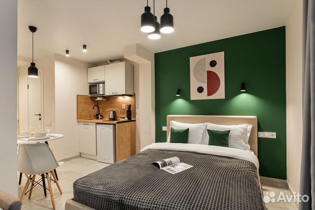 

Квартира-студия, 21 м², 2 кровати
