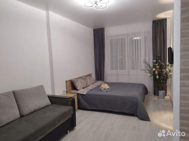 

1-к. квартира, 45 м², 2 кровати