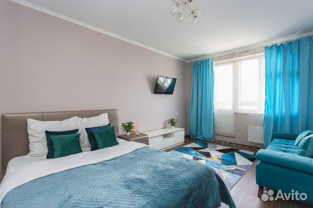 

1-к. квартира, 42 м², 2 кровати