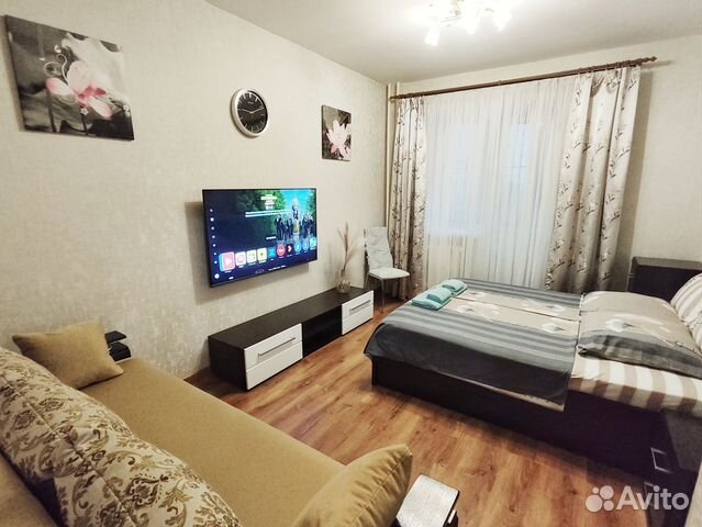 

1-к. квартира, 40 м², 2 кровати