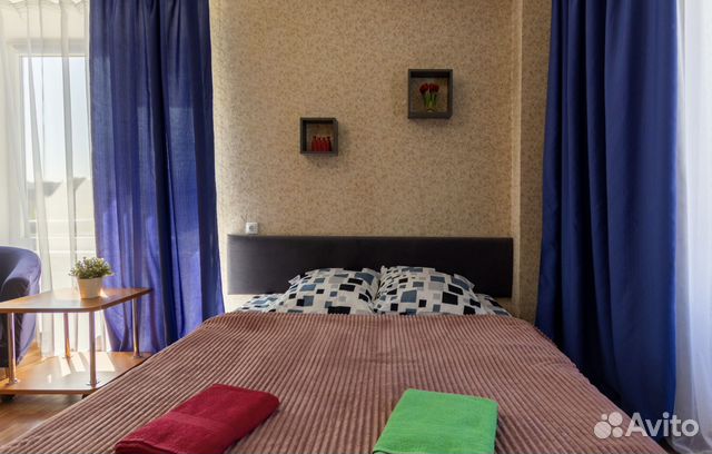 

1-к. квартира, 45 м², 2 кровати