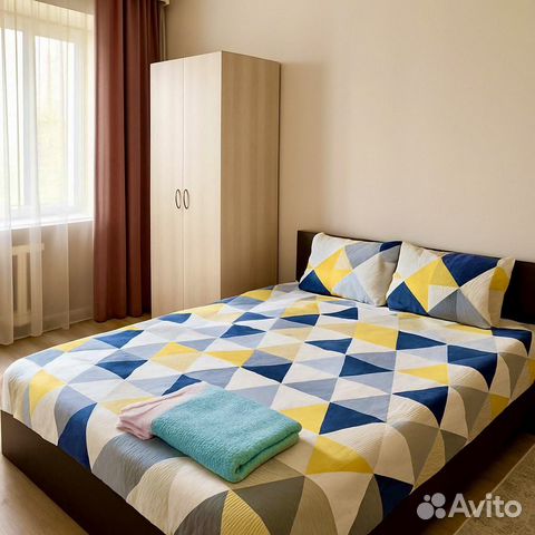 

1-к. квартира, 36 м², 2 кровати