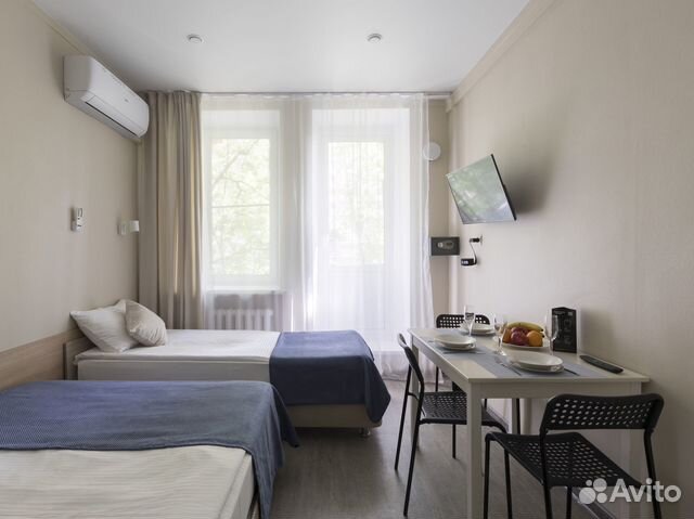 

Квартира-студия, 18 м², 2 кровати
