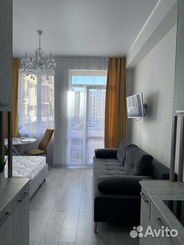 

Квартира-студия, 23 м², 2 кровати