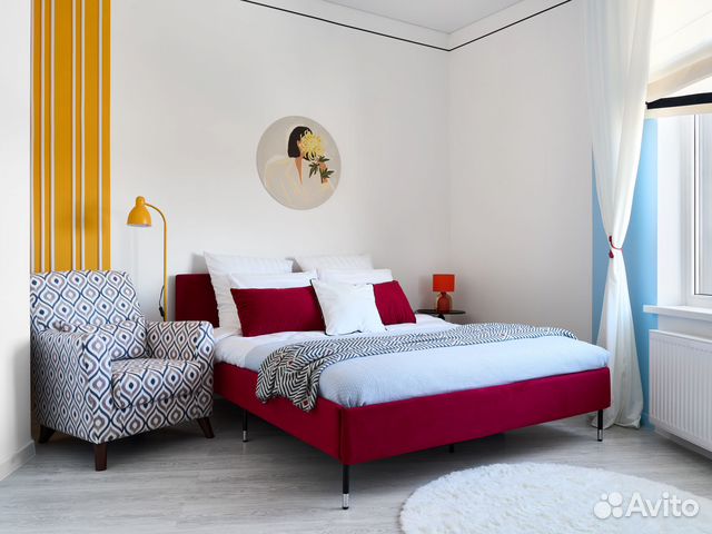 

Квартира-студия, 30 м², 2 кровати