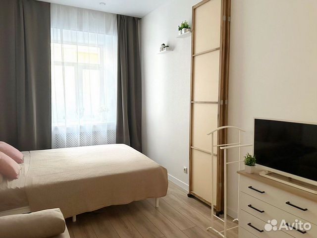 

Квартира-студия, 27 м², 2 кровати